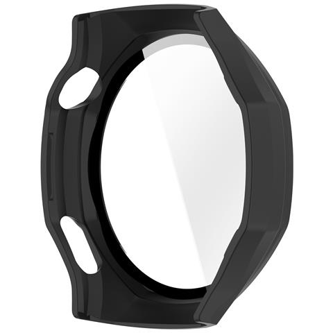 Custodia Protettiva Integrata Con Scala Compatibile Con Huawei Watch Gt6 Pro - Pellicola Temperata Pc Nera - Foto 6