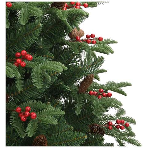 Albero di Natale artificiale con 300 LED Verde 210 cm - Foto 9