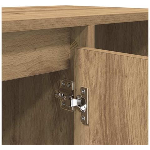 Mobile TV Rovere artigianale 100 x 35 x 55 cm Legno multistrato - Foto 9