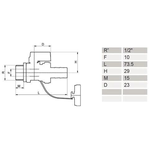 Valvola A Sfera Kfe 1/2 Pollice Per Irrigazione E Giardinaggio - Foto 2