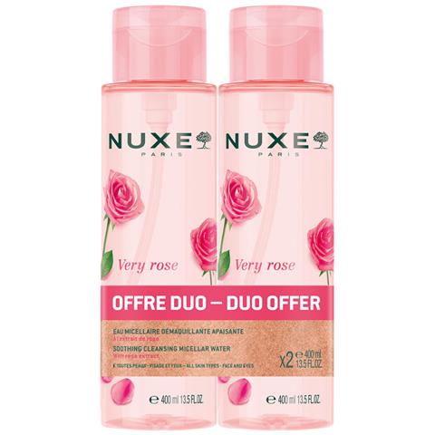 Set Duo,, Very Rose, Pulizia E Lenitivo, Acqua Micellare, Per Pelli Sensibili, 2 Pz, 400 Ml - Foto 1