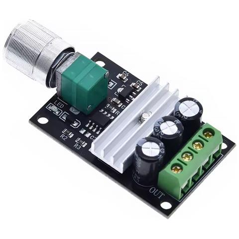 Regolatore Pwm Velocità Motore Dc 6-28v 3a - Potenziometro, Indicatore Led | Dimensioni Compatte 50x32x55mm | Modellismo, Robotica, Ventilazione - Foto 4