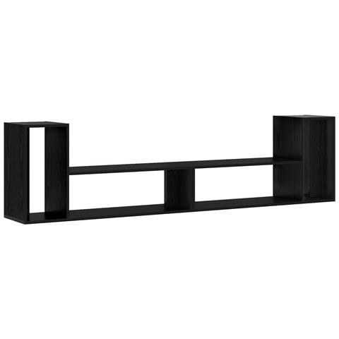 Mobile TV 100 x 30 x 50 cm Rovere Nero Legno ingegnerizzato - Foto 1