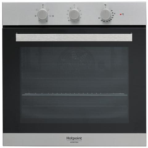 HOTPOINT Forno Elettrico da Incasso 3AF 534 H IX HA Capacità 71 L Multifunzione Ventilato Pulizia a Vapore Potenza 3600 W Colore Nero / Inox