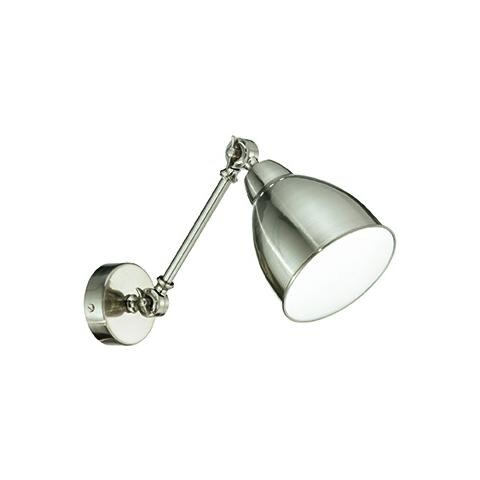 Lampada Da Parete Newton Ap1 Nickel Max 1 X 60w E27 - 240v - Foto 2