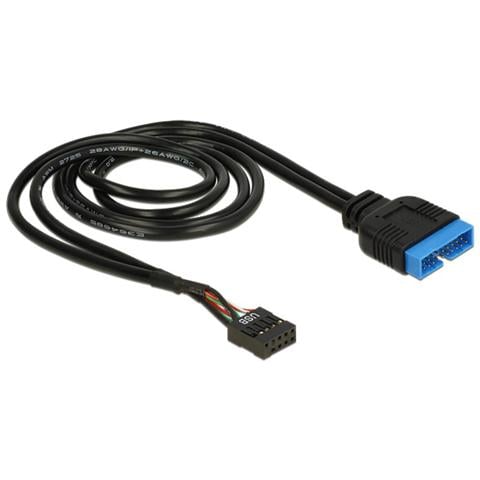 ICOC USBH-29F3M-60 - Cavo Interno USB3.0 19 pin Maschio / USB2.0 9 pin Femmina 60cm - Foto 1