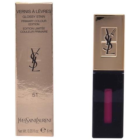 Rouge Pur Couture Glossy Stain Lipgloss - Lucidalabbra 49 Fuchsia Filtre - Foto 5