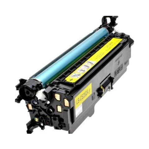 TONER COMPATIBILE -  Ce252a Ce402a 723y Giallo Per Hp Cp 3525n, M551, 7750 723y 6.000 Pagine - Foto 1