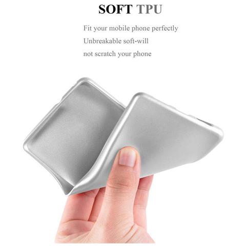 Custodia Compatibile Con Apple Iphone X / Xs In Argento Metallico - Coperchio Protettivo In Silicone Tpu Flessibile - Foto 10