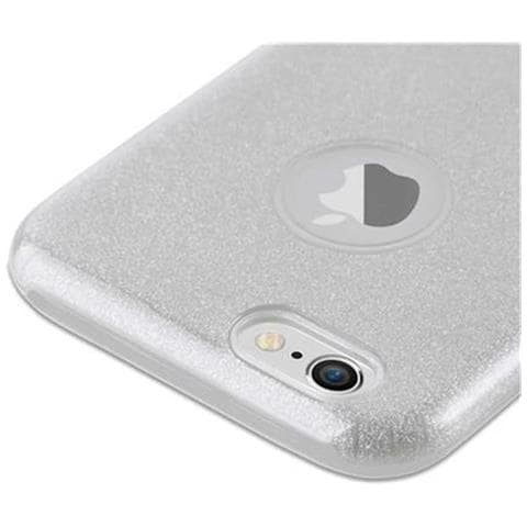 Custodia Compatibile Con Apple Iphone 6 / Iphone 6s In Polvere Di Stelle Argento - Silicone Tpu E Hard Case Coperchio Protettivo In Design Glitterato - Foto 11