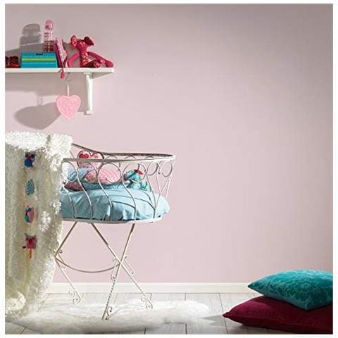 A. s. Cr? ation 303219 - Carta Da Parati A Tinta Unita, Collezione Life 2, Colore: Rosa / Metallo, 1 Unit? - Foto 2