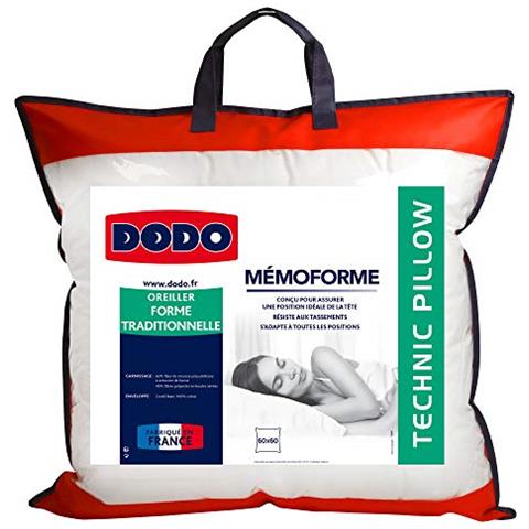 Do Wrap Prestazioni Copricapo Ofm60 Cuscino Ergonomico, Bianco, 60 X 60 Cm - Foto 1