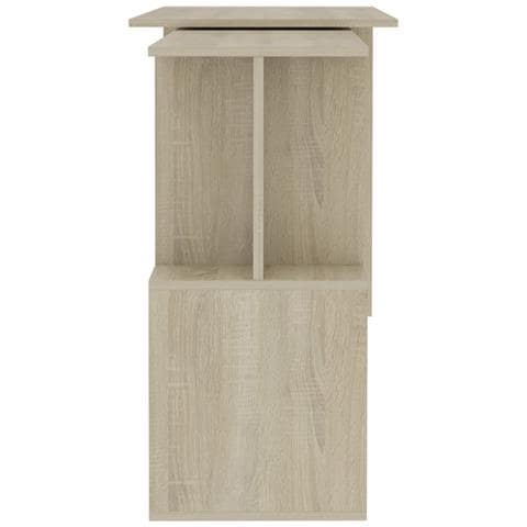 Scrivania Angolo Rovere Sonoma 200x50x76 cm Legno Multistrato - Foto 2