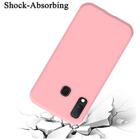 Custodia Compatibile Con Samsung Galaxy A20e In Liquid Rosa - Coperchio Protettivo In Silicone Tpu Flessibile - Foto 2