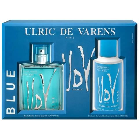 Set Ulric De Varens: Blue, Eau De Toilette, For Men, 100 Ml + Blue, Deodorant Spray, For Men, 200 Ml - Foto 2