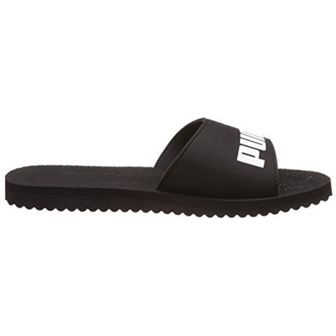 purecat - Scarpe Da Spiaggia E Piscina Unisex Adulti, Nero (nero-bianco 01), 40.5 Eu (7 Uk) - Foto 2
