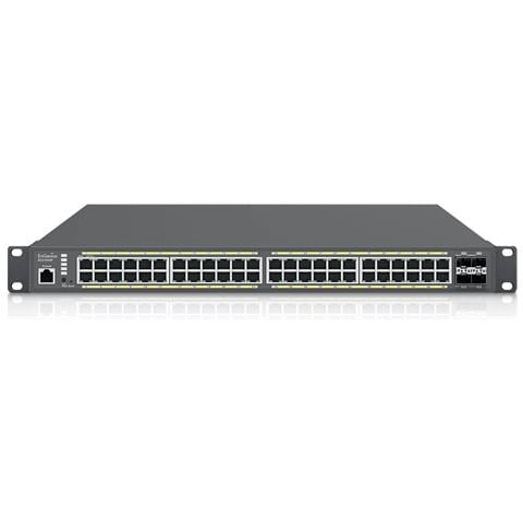ECS1552P switch di rete Gestito L2+ Gigabit Ethernet (10/100/1000) Supporto Power over Ethernet (PoE) Grigio - Foto 1