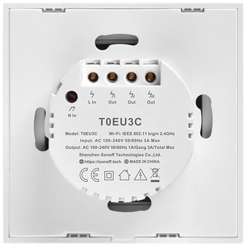 Smart Switch Wifi T0eu3c-tx (3-channels) - Foto 2