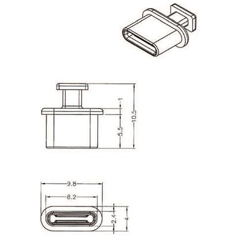 64013 Nero 10pezzo (i) copripresa elettrica - Foto 2