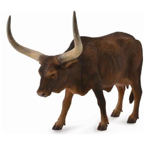 Animali Della Fattoria: Watusirund 13 Cm Marrone Scuro - Foto 1