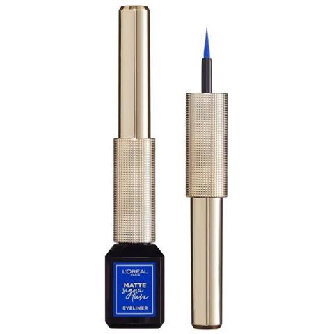 Pennello Per Eyeliner Opaco A Lunga Tenuta - Matte Signature - Colore: Blu - 3 Ml - Foto 1
