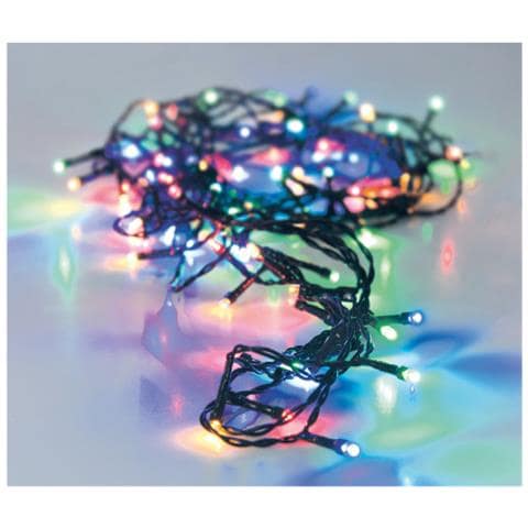 Ghirlanda Scintillante - Spirito Natalizio - Multicolore - 320 Lampadine Led - 32 M - 72086 - Foto 2