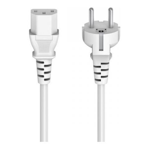 00223291 Cavo Di Alimentazione Bianco 5 M 3-pin - Foto 1