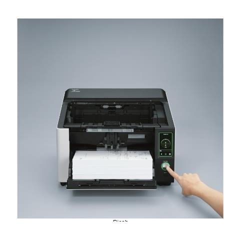 Scanner Ricoh Fi-8930 ADF con Foramto A3 Risoluzione 600 DPI Velocità Scansione 130 PPM LAN Colore Nero /Grigio - Foto 2