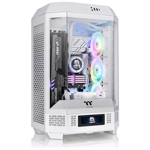 Case Tower 300 Micro Tower micro ATX, Mini-ITX 3 Porte USB 3.2 Colore Bianco (Finestrato) - Foto 1