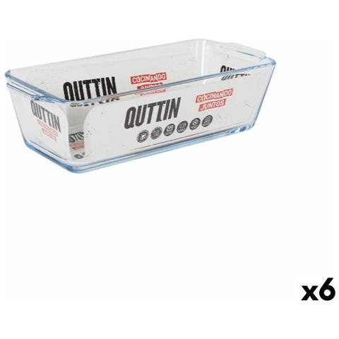 Pirofila Da Forno Quttin Vetro Rettangolare 825 Ml 23,1 X 10 X 6,1 Cm (6 Unità) - Foto 1