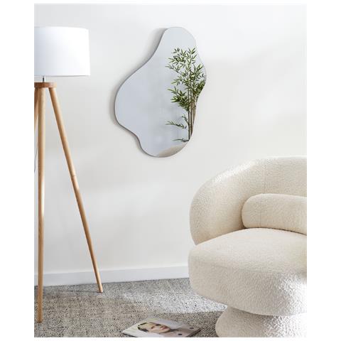 Specchio Herry 46 Cm 76 Cm Grigio - Foto 1