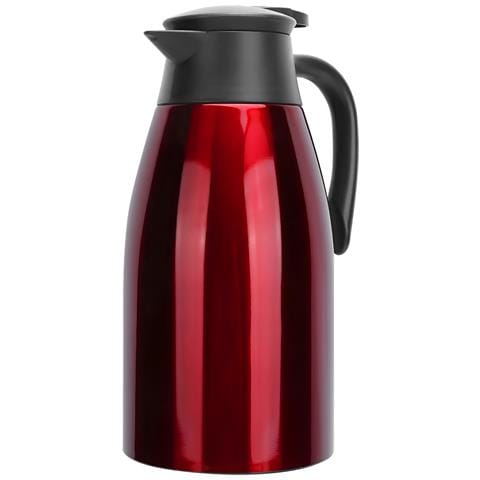 Thermos Ermetico E Antibatterico Con Beccuccio 2l, Rosso / Nero - Foto 1