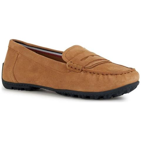 Kosmopolis Grip Moccasins Camel Mocassino Pelle Scamosciata /nabuk Scarpe Donna Marrone Eu 36, D35rca 00021 C5006 - Foto 2