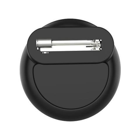 Custodia In Silicone Per Airtag Con Portachiavi Black - Foto 1