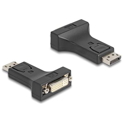 Adattatore Displayport 1.1 Maschio A Dvi Femmina Passivo Nero - Foto 1