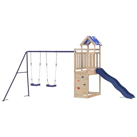 Set Da Gioco Da Esterno In Legno Massello Di Pino - Foto 3