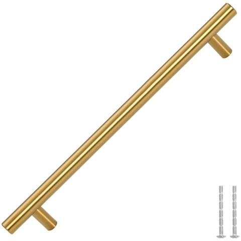 Maniglie Per Mobili 5pz Oro 192mm In Acciaio Inox - Foto 3
