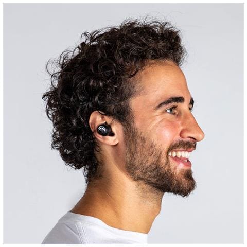 IEUEBJBANCRBLK82 cuffia e auricolare Cuffie True Wireless Stereo (TWS) In-ear Musica e Chiamate Bluetooth Nero - Foto 2