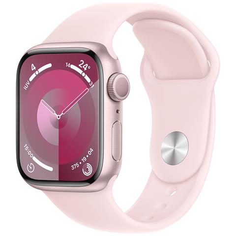 Watch Series 9 41 mm Digitale 352 x 430 Pixel Touch screen Rosa Wi-Fi GPS (satellitare) - Foto 1