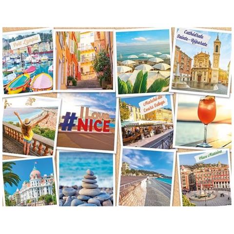 Puzzle Da 2000 Pezzi, Nizza, Costa Azzurra, Adulti E Bambini Dai 14 Anni, Urban Collection, Francia, 12001613, Nathan - Foto 1