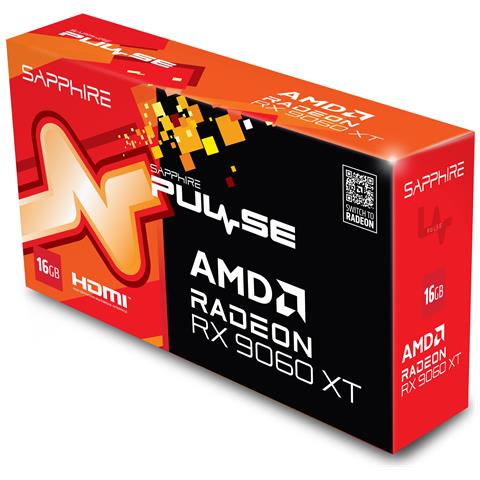 PULSE AMD Radeon RX 9060 XT 16GB GDDR6 PCI Express x16 5.0 - Foto 1