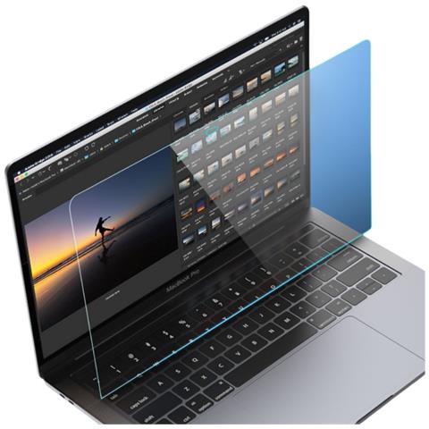 Protezione Schermo In Vetro Temperato Anti Luce Blu Da 14.6 Pollici - Foto 1