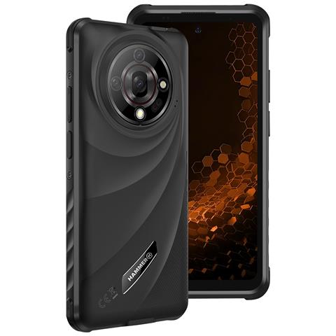 Smartphone Antiurto Android 14 Schermo 6,56"" Batteria 6050mah, Nero - Foto 1