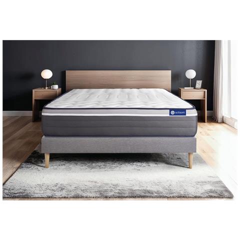 Kit Rete E Materasso Matrimoniale Actiflex Plus 140x200cm - Spessore : 26cm - Molle Insacchettate E Memory Foam- Molto Rigido - Foto 1