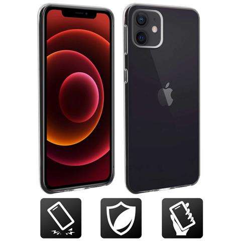 ALTCIP12TRANS custodia per cellulare 13,7 cm (5.4") Cover Nero, Trasparente - Foto 1