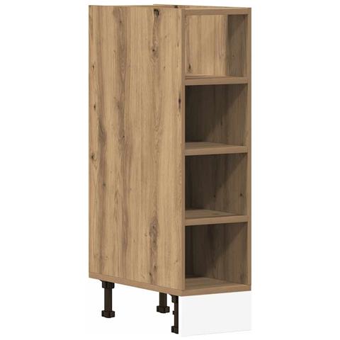 Armadio Inferiore “Riga” Rovere Artigianale 20x44,5x81,5 cm - Foto 1