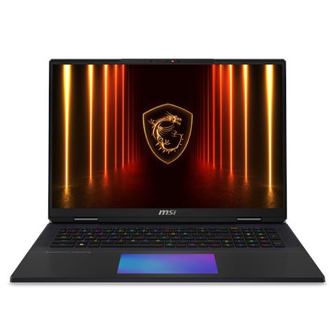 Titan 18 HX AI A2XWJG-656 Intel Core Ultra 9 285HX Computer portatile 45,7 cm (18") UHD+ 64 GB DDR5-SDRAM 6 TB SSD NVIDIA GeForce RTX 5090 Wi-Fi 7 (802.11be) Windows 11 Pro Nero - Foto 1