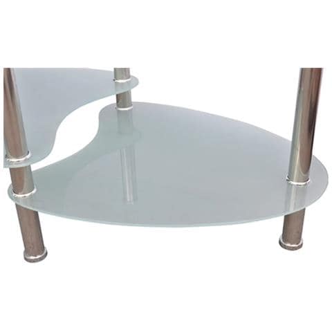 Tavolino Da Caffè Con Design Esclusivo Bianco - Foto 2