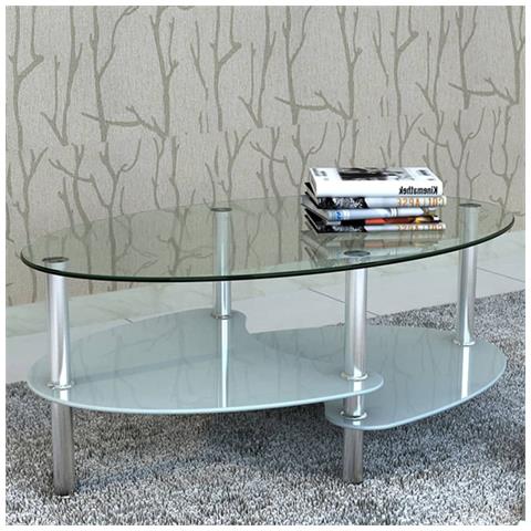 Tavolino Da Caffè Con Design Esclusivo Bianco - Foto 4