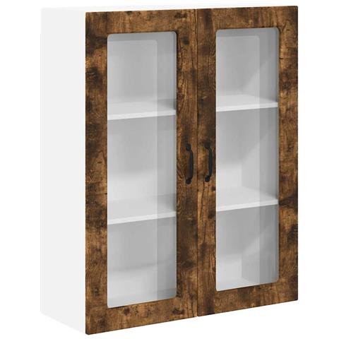 Pensile cucina Rovere fumé 80 x 31 x 100 cm Legno multistrato - Foto 1